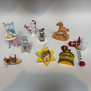 Baby’s First Christmas Ornaments.